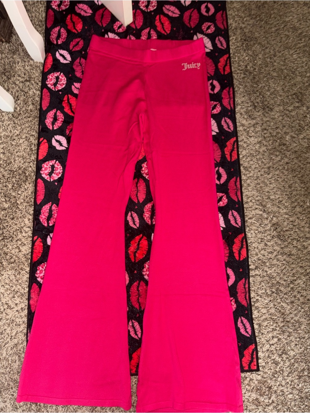 Juicy Couture  Hot Pink Flared Bottoms